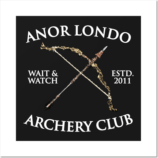 ANOR LONDO  ARCHERY CLUB Wall Art by shamusyork